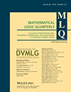 MLQ- MATHEMATICAL LOGIC QUARTERLY