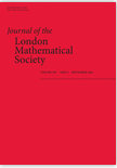 JOURNAL OF THE LONDON MATHEMATICAL SOCIETY