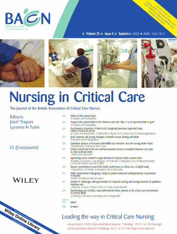 NURSING IN CRITICAL CARE