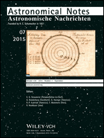 ASTRONOMISCHE NACHRICHTEN