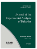 Journal of the Experimental Analysis of Behavior