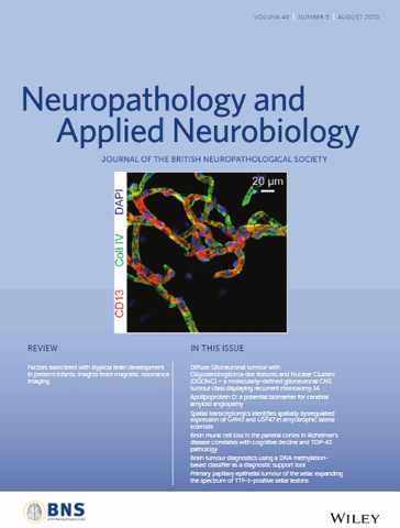 NEUROPATHOLOGY AND APPLIED NEUROBIOLOGY